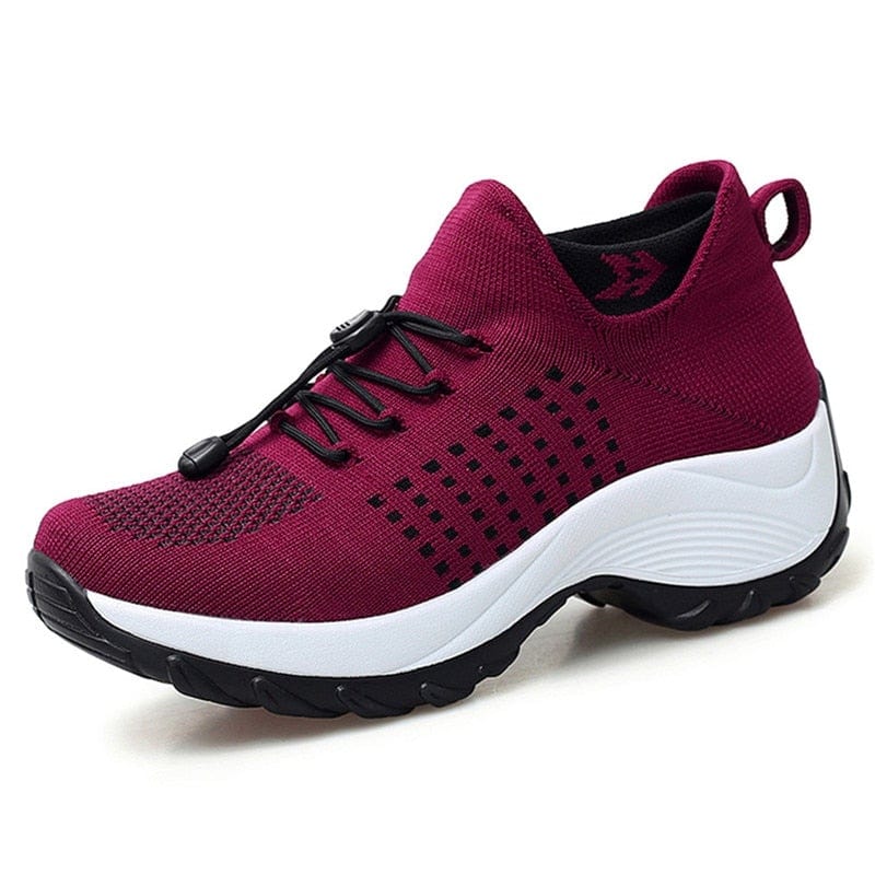 Moderne orthopedische dames sneakers, verbeteren loopcomfort en verminderen pijn bij hallux valgus.