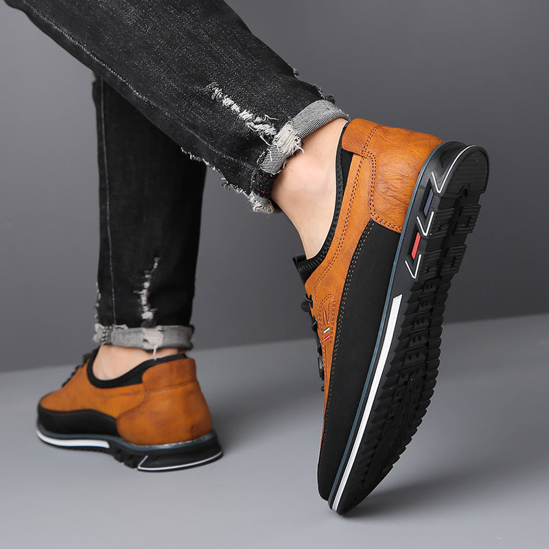 Leren Oxford herenschoenen in een diepbruine tint, ideaal voor een klassieke en elegante look.