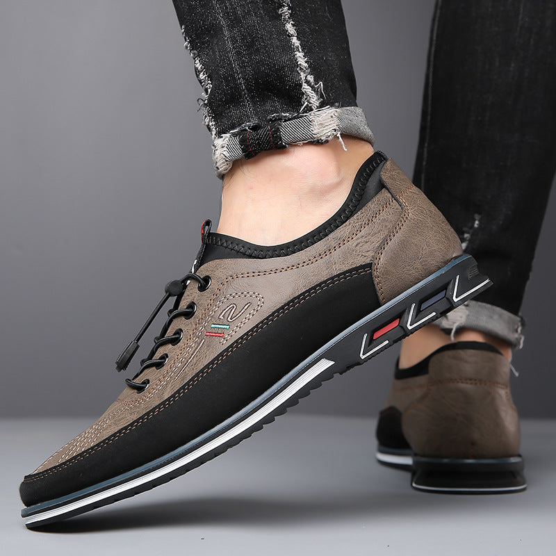 Comfortabele en elegante bruine Oxford herenschoenen, met een duurzame zool voor langdurig gebruik.