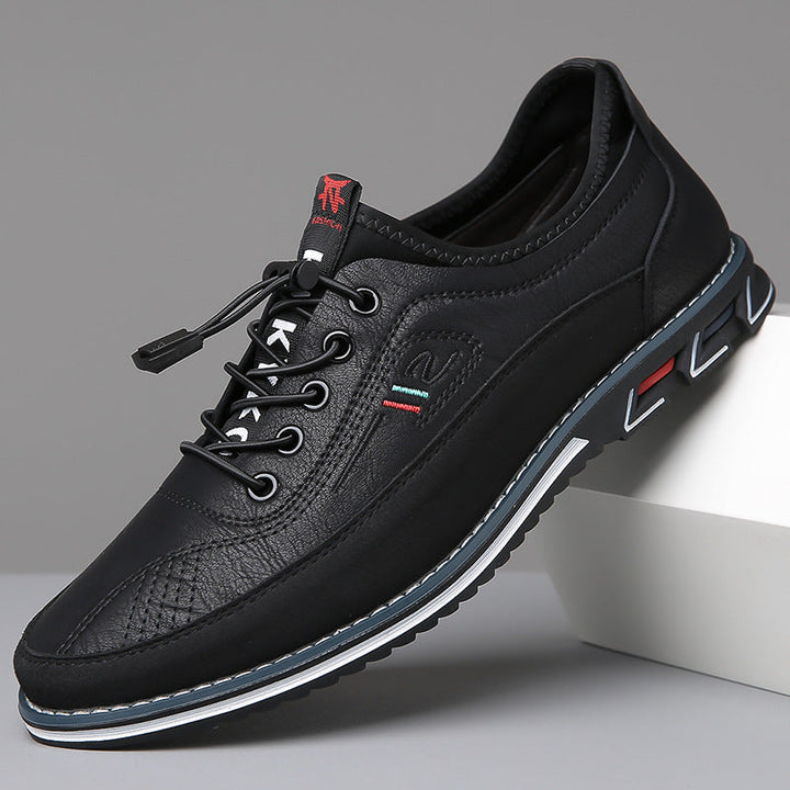 Nette Oxford herenschoenen in zwart leer, uitermate geschikt voor bruiloften en gala's.