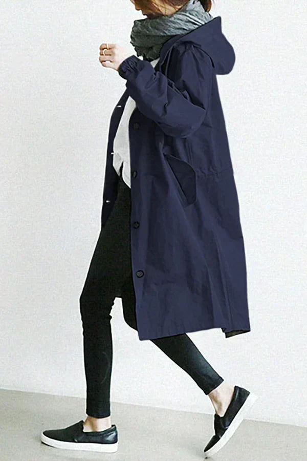 Lichtgewicht oversized trenchcoat dames, perfect als casual jasje voor zowel lente als herfst.