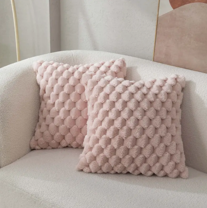 Elegant 50x50 cm fluwelen sierkussen, zacht en decoratief. Ideaal voor een stijlvolle touch in huis.