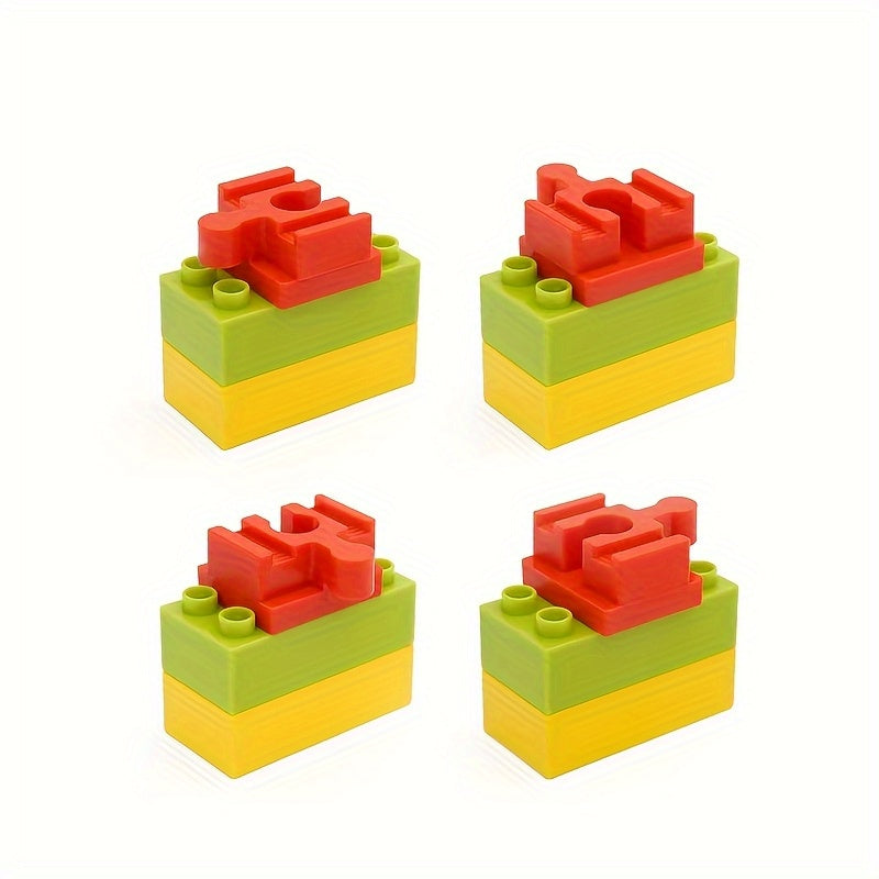 Ontwerp je eigen treinbaan met deze kleurrijke verstelbare spooradapters voor modelbouw.