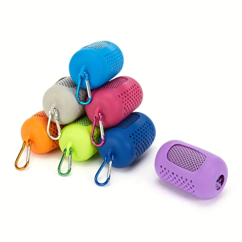 Microvezel koelhanddoek voor snelle en langdurige verfrissing. Ideaal voor sport en outdoor.