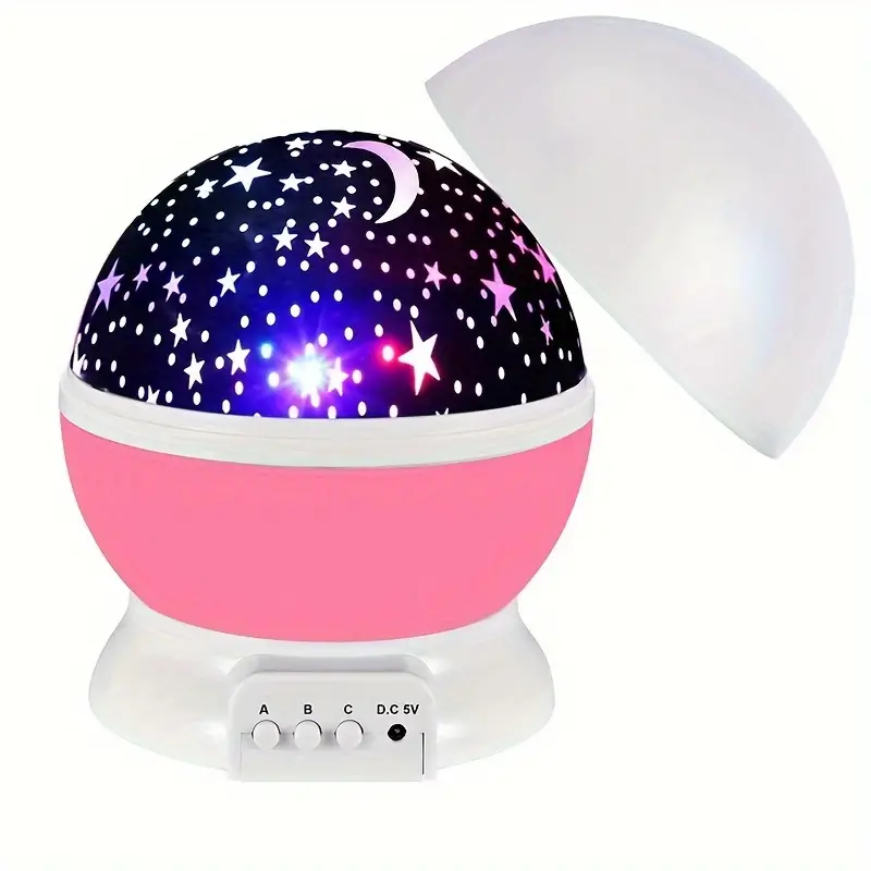 Ervaar een magische sterrenhemel met dit rustgevende sterrenprojector nachtlampje, perfect voor slaapkamers.