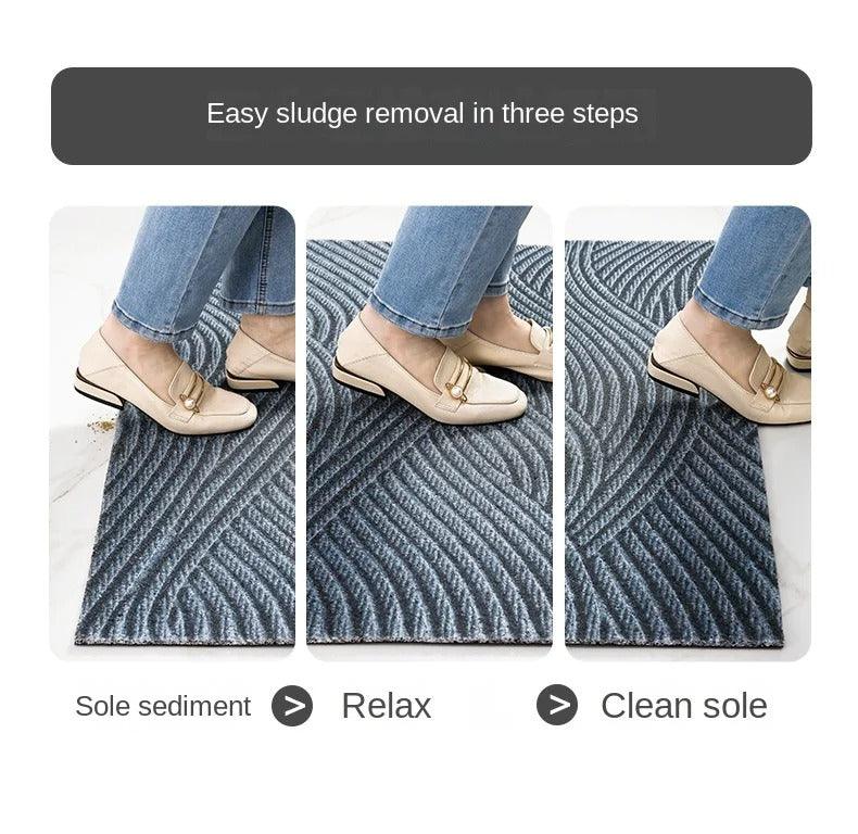 Effectieve vuilvangmat: Nordic Grip deurmat met antislip. Perfect voor een schone entree, zowel binnen als buiten.