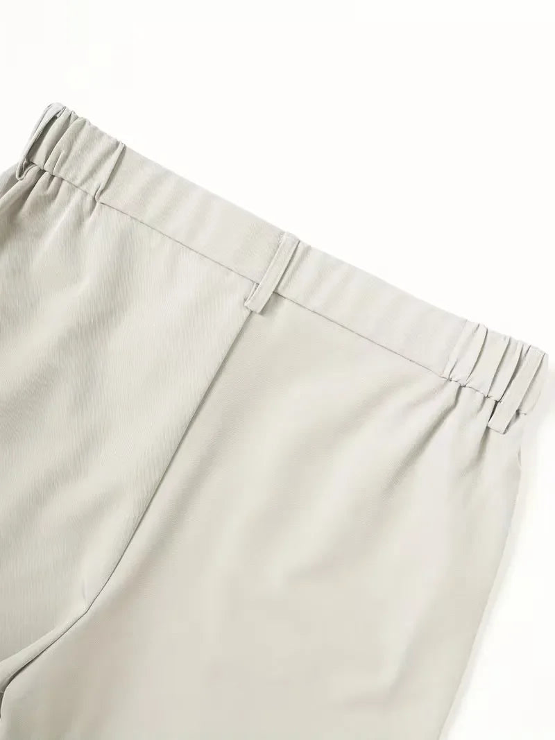 Comfortabele en stijlvolle heren chino shorts met zijzakken, straight leg, perfect voor zomerse dagen.
