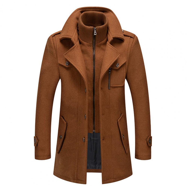 Warme winterjas voor heren, veelzijdig voor casual en zakelijke gelegenheden. Comfortabele, stijlvolle herenmode.