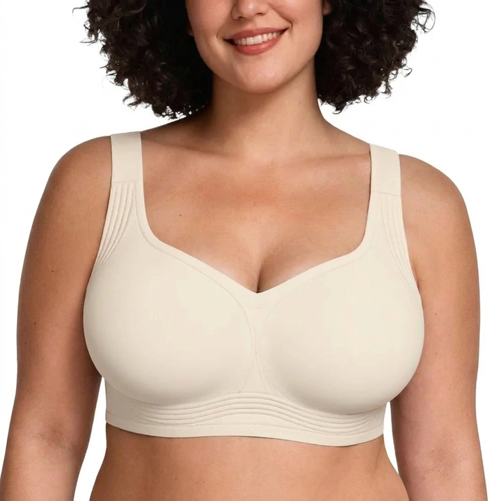Ondersteunende dames BH, push-up zonder beugel, voor een natuurlijke lift en dagelijks draagcomfort.