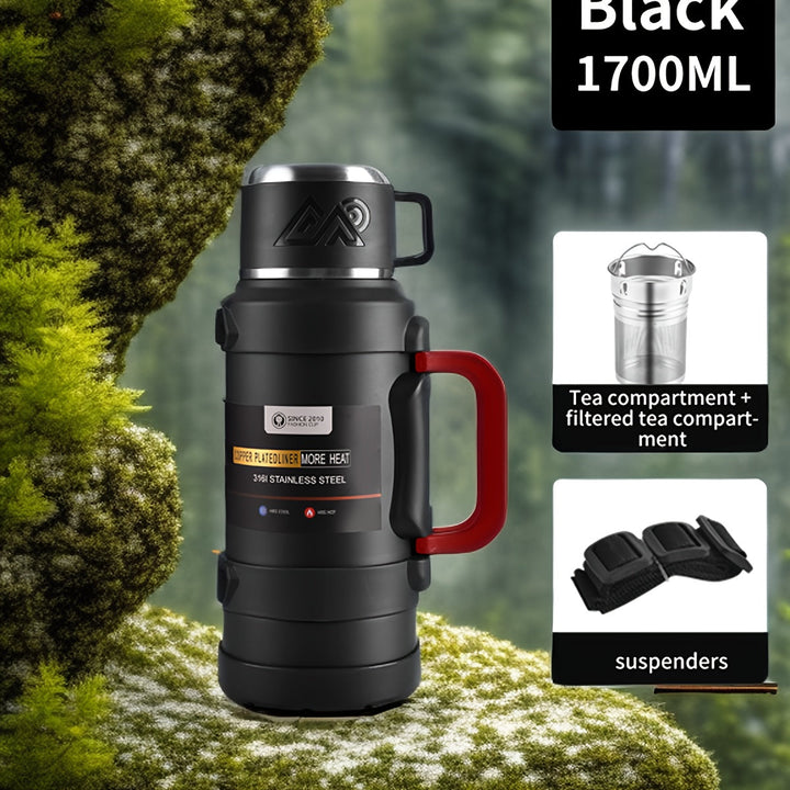 Handige RVS drinkfles voor reizen & outdoor, geïsoleerd en duurzaam voor elk avontuur. Altijd de juiste temp.