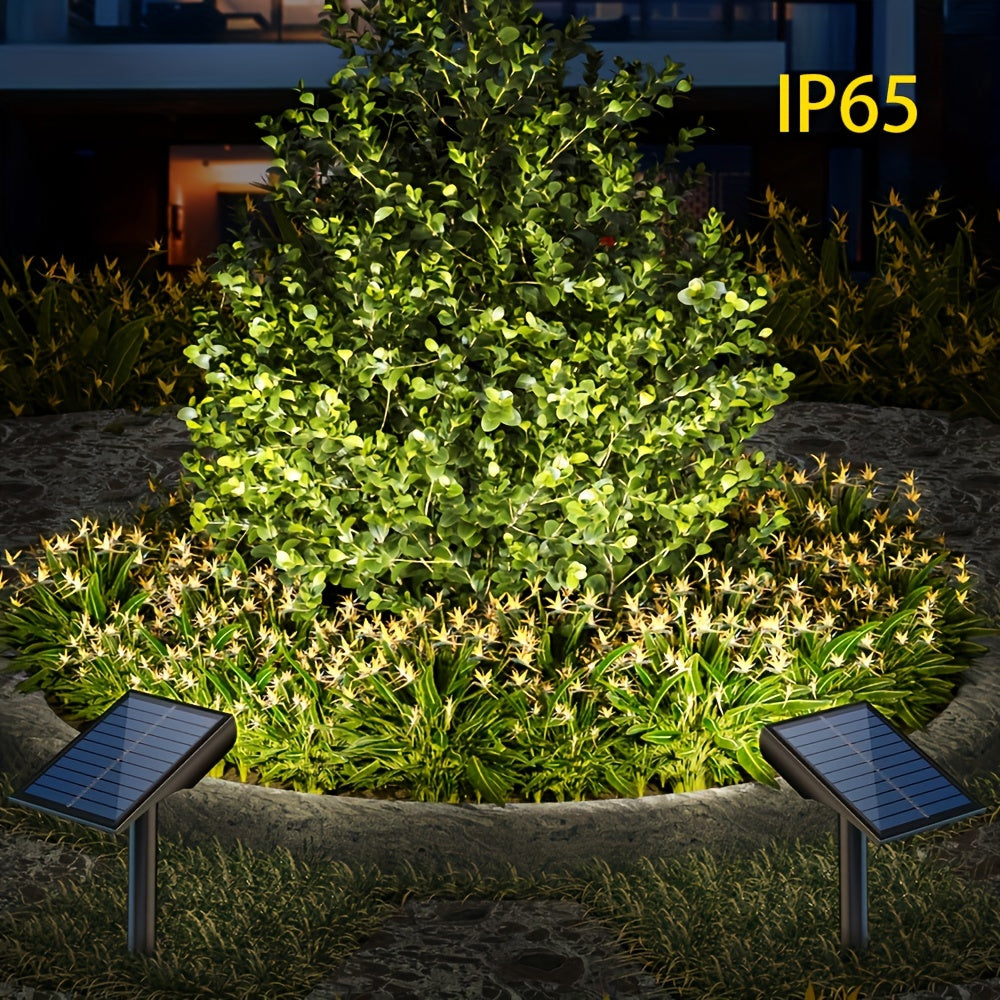 Stijlvolle 9 LED solar tuinlamp, verfraait uw tuin met sfeervolle led verlichting op zonne-energie.