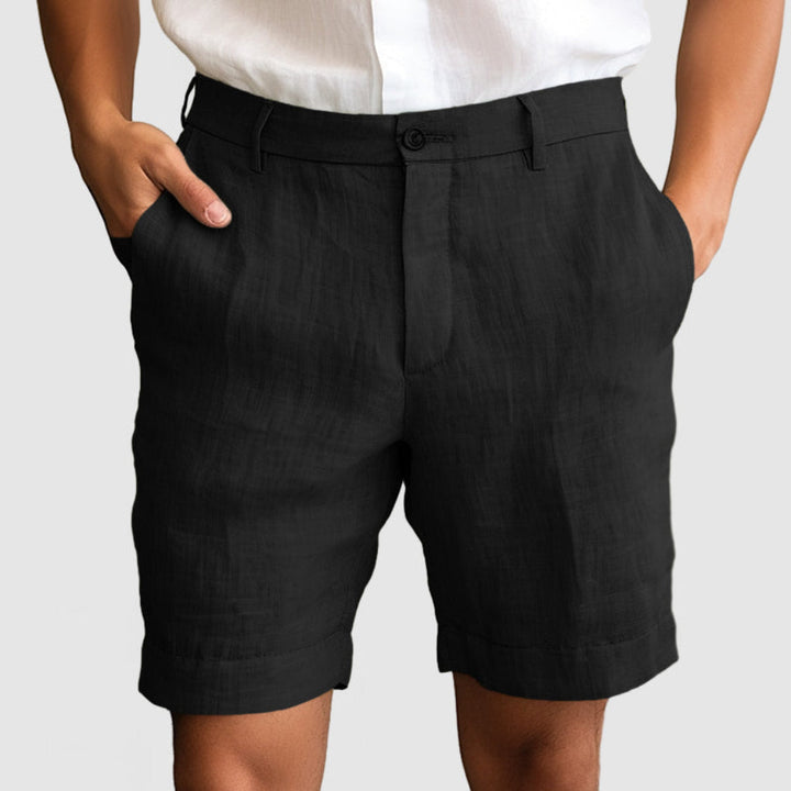 Zomerse ademende herenshorts, ideaal voor comfortabel en stijlvol dagelijks gebruik tijdens warm weer.