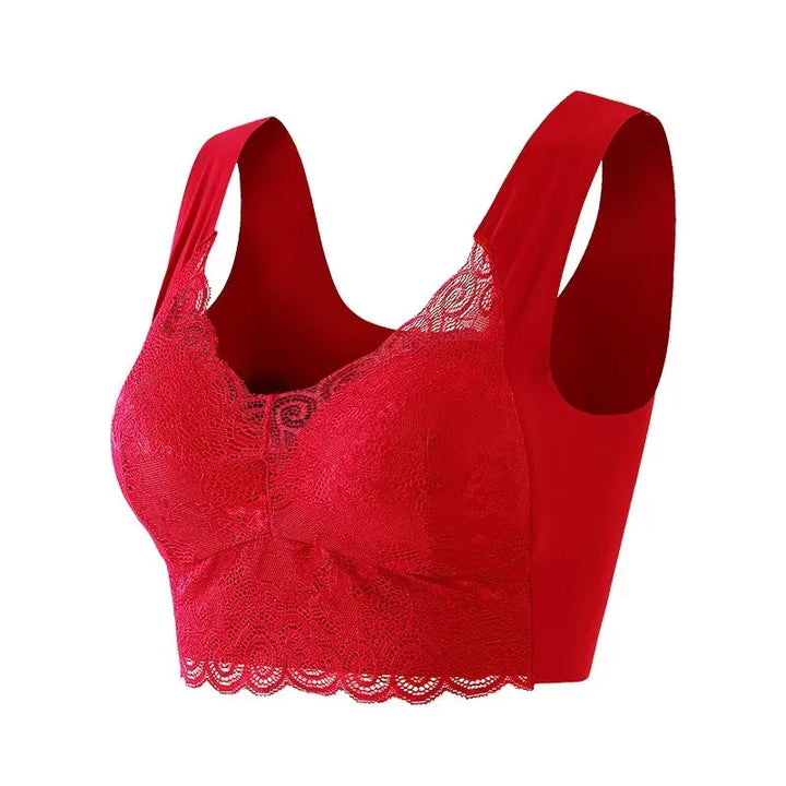 Naadloze dames BH, grote maten, met anti-verzakking technologie voor comfort en een gladde look onder kleding.