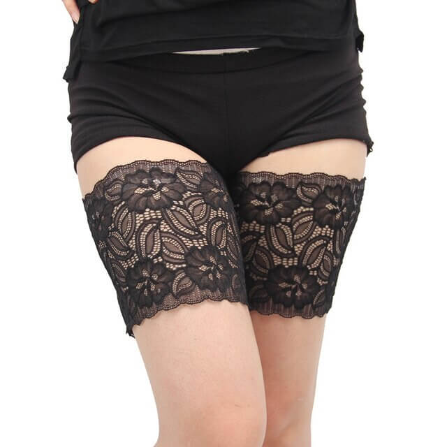Huidvriendelijke dijbeen banden voor dames, bieden ultiem comfort en voorkomen schuren onder zomerkleding.