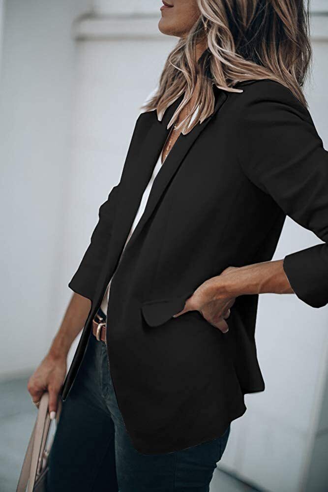 Zakelijke kleding Margaux: modieuze damesblazer, regular fit, professioneel.