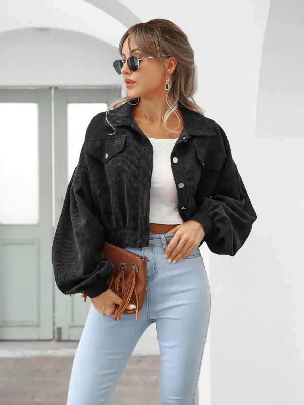 Casual Eva cropped bomberjas voor dames, perfecte bovenkleding voor een stijlvolle look.