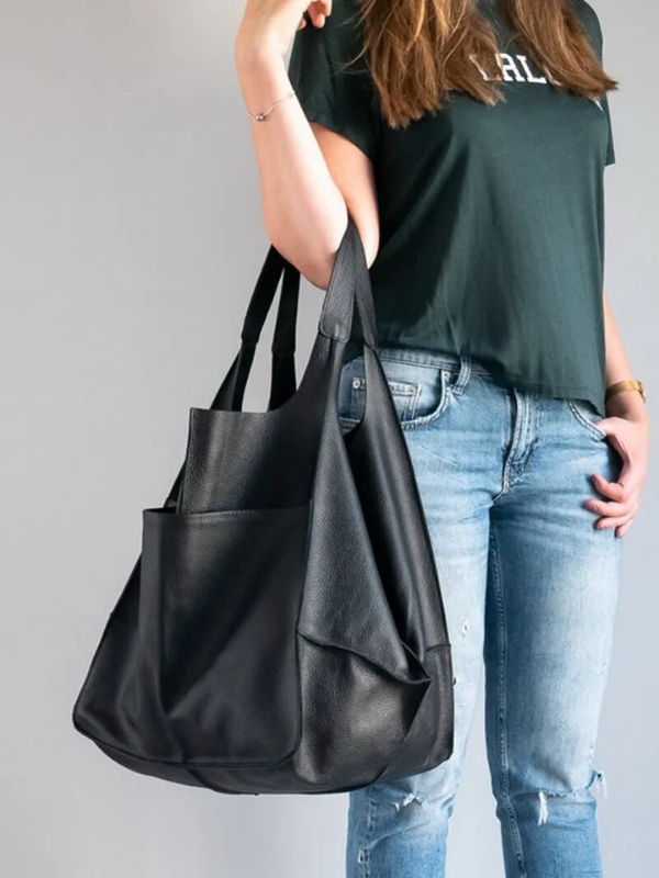 Stijlvolle klassieke strandtas Maxine voor dames, groot en perfect voor zomeravonturen.