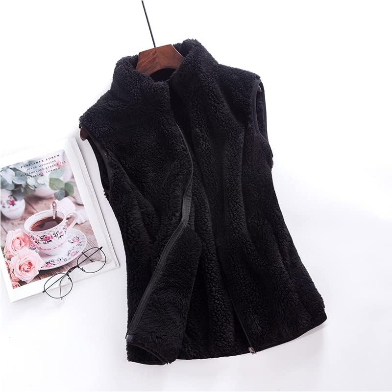 Comfortabele dames bodywarmer fleece, mouwloos vest perfect voor winterse dagen, casual look.