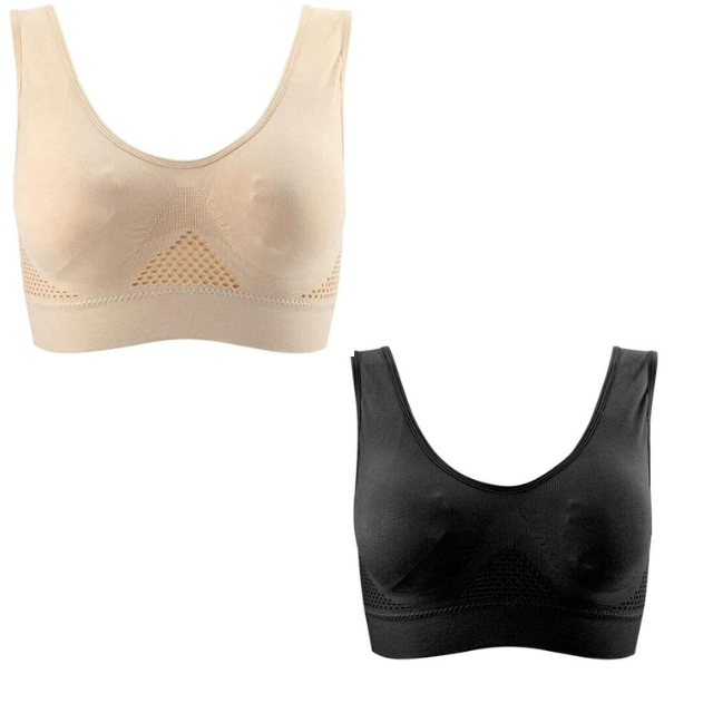 Dames lingerie: Naadloze comfort beha Elina, ontworpen voor zachtheid en dagelijks gemak.