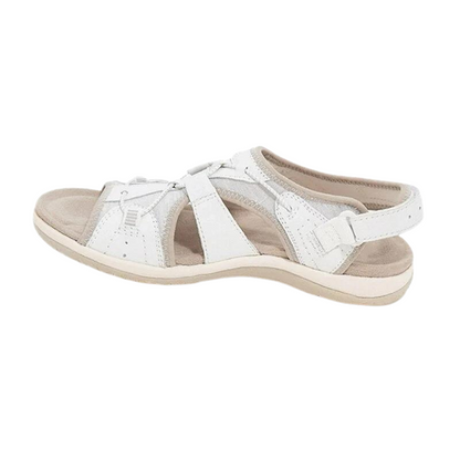 "Blauwe Ursula orthopedische sandalen, stijlvol en comfortabel, bieden ultieme voetondersteuning en zijn ideaal voor dagelijk