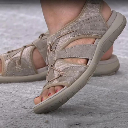 "Blauwe Ursula orthopedische sandalen, stijlvol en comfortabel, bieden ultieme voetondersteuning en zijn ideaal voor dagelijk