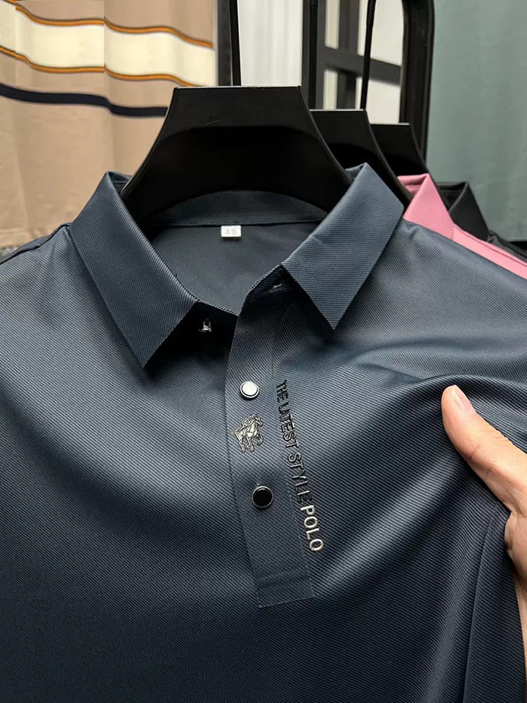 Veelzijdige Hoymans herenpolo. Stijlvol, ademend en comfortabel. Perfect herenshirt voor de zomer.