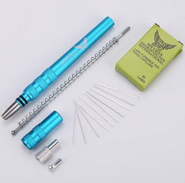 Unisex professionele haarstyling kit van roestvrijstaal voor precisiewerk, compleet met diverse trimmers.
