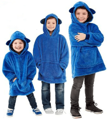Knuffelzachte kinder deken hoodie voor ultiem comfort, warmte en speelplezier; een heerlijk knuffeldier.
