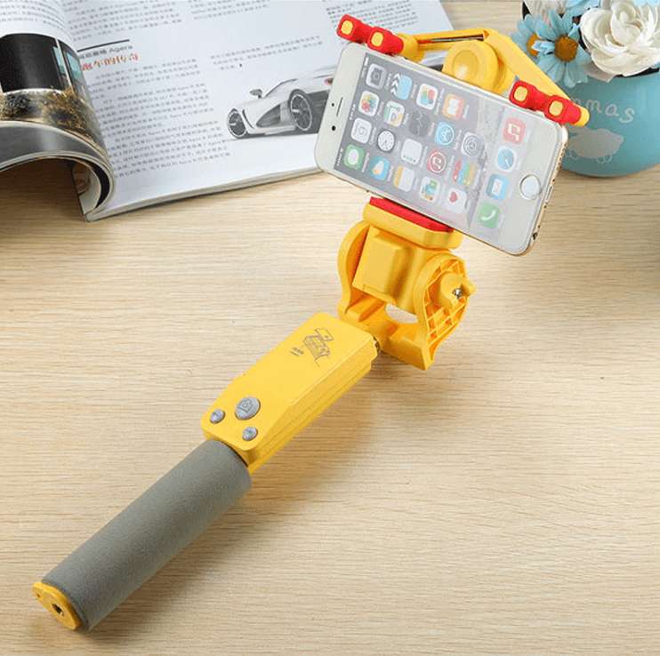 Lichtgewicht Bluetooth selfie stick SpinShot voor de beste smartphone fotografie en video's.