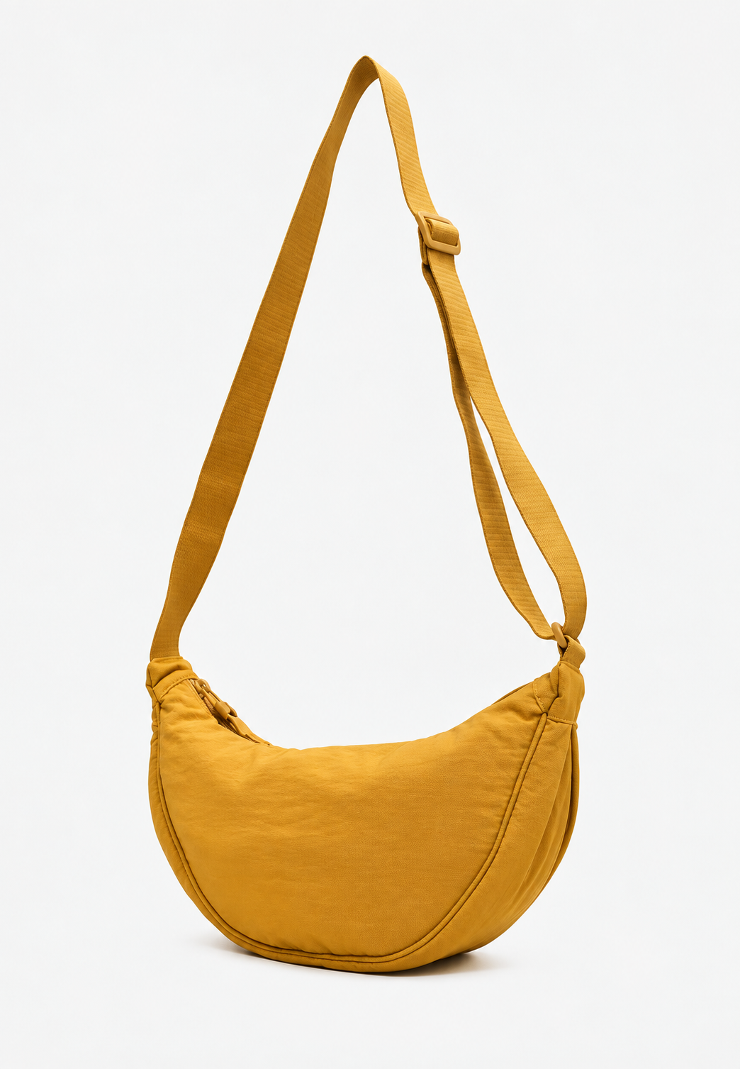 Duurzame nylon halvemaan tas, dames accessoire met verstelbare riem voor comfort.