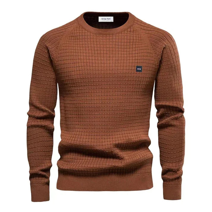 Warme heren trui voor ultiem comfort, met zachte gebreide stof, ideaal voor de winter en stijlvolle mode.