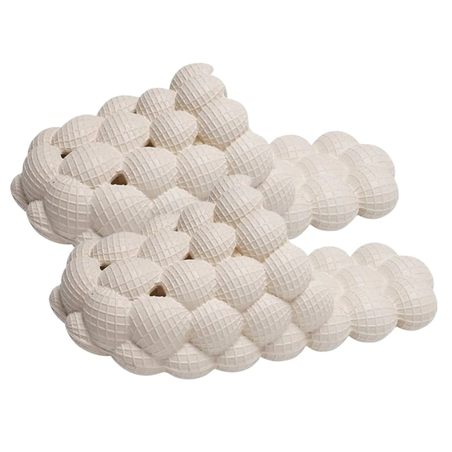 Badkamer bubbel slippers met anti-slip; masserend en comfortabel voor dagelijks gebruik binnen.