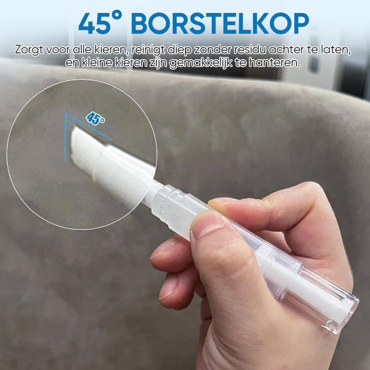 Innovatieve tandenborstel pen voor huisdieren die zorgt voor hygiënische mondverzorging en frisse adem.