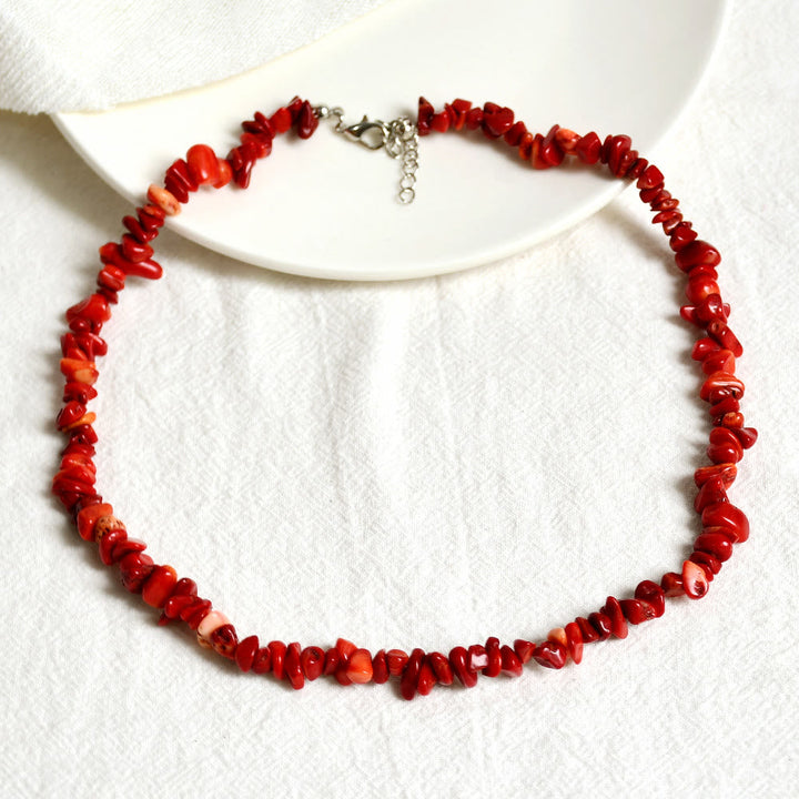 Tijgeroog Lina edelsteen sieraad, krachtige gepolijste dames ketting, mode accessoire.