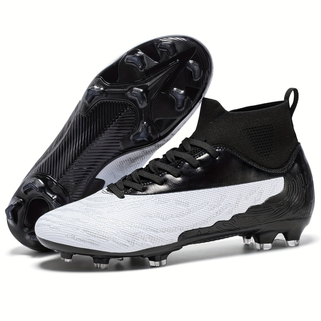 Professionele Dario heren voetbalschoenen met geavanceerde griptechnologie en enkelsteun voor topprestaties.