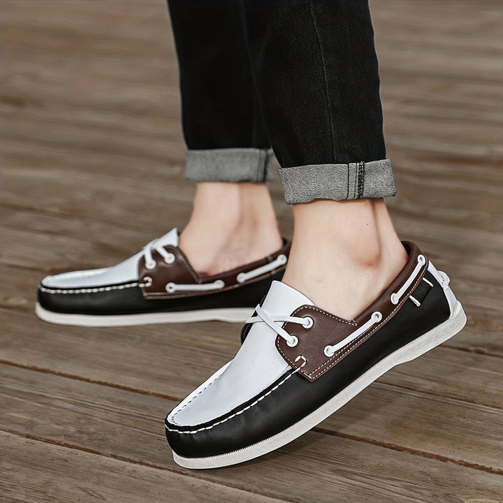 Robuuste Thijs heren bootschoenen, combineren casual stijl met ultieme grip.