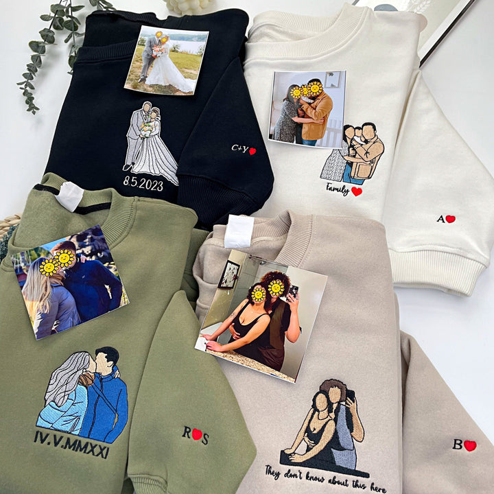 Gepersonaliseerde unisex hoodie met geborduurd ontwerp; uniek cadeau voor elke gelegenheid.