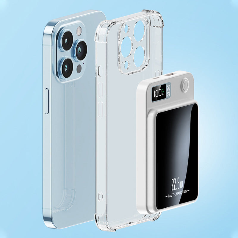 Efficiënte snellader powerbank voor smartphones en tablets, zorgt voor betrouwbare mobiele energie overal.