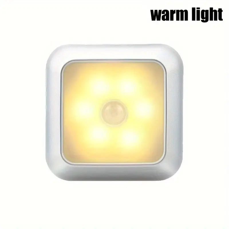 Eenvoudig te installeren draadloos LED lampje met bewegingssensor voor kast en keuken.