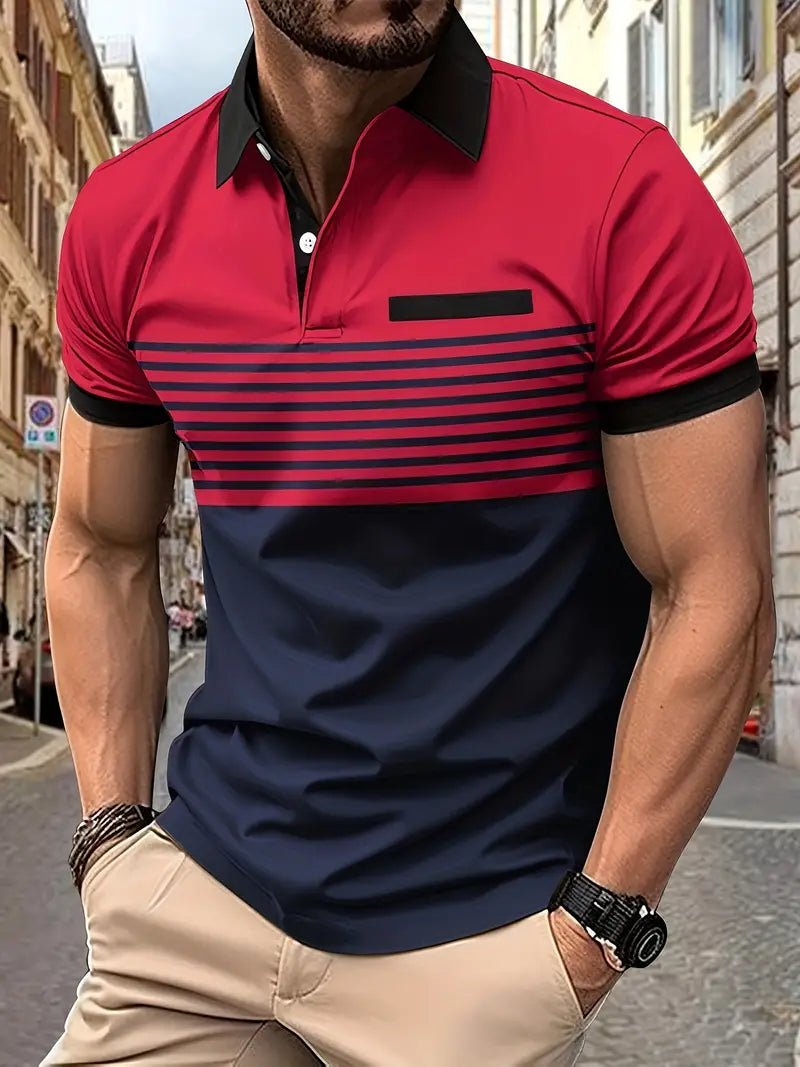 Herenpolo Tomas, stijlvol en comfortabel, perfect voor casual herenkleding.