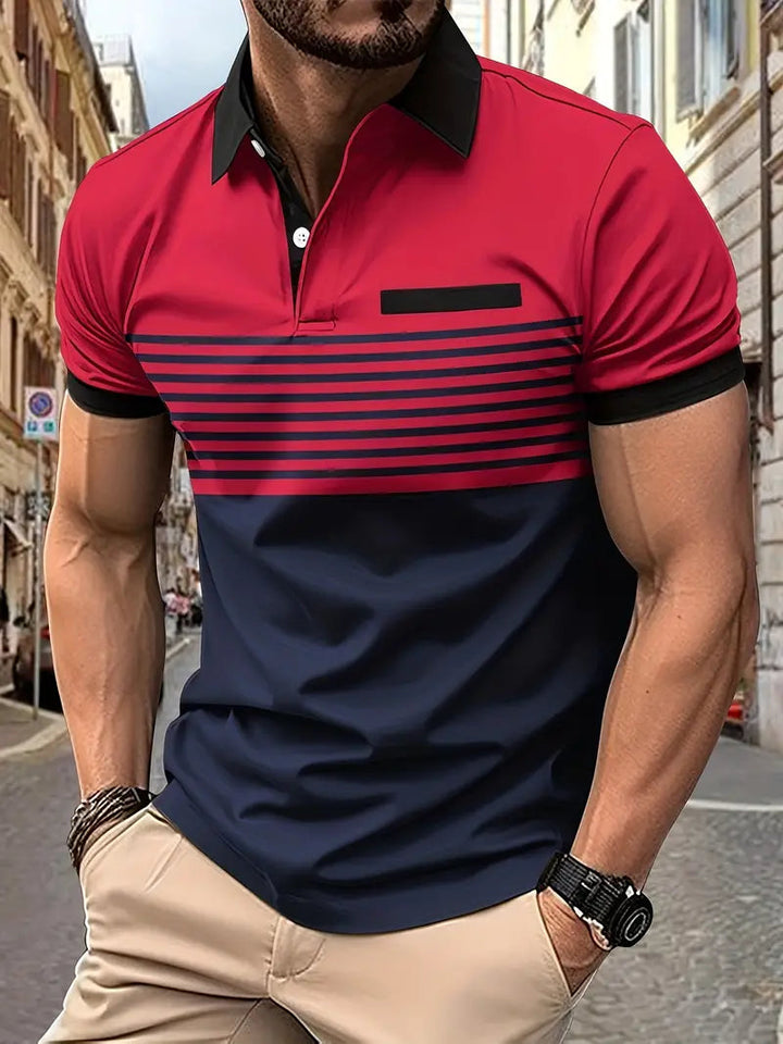 Herenpolo Tomas, stijlvol en comfortabel, perfect voor casual herenkleding.
