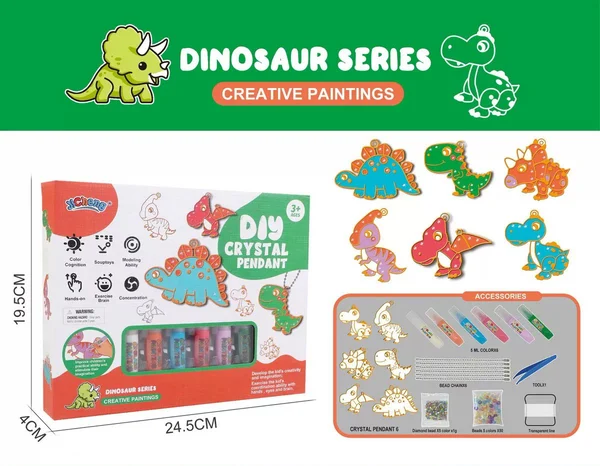 Kinderen maken magische eenhoorn kristallen met deze leuke DIY knutselset. Creatief en educatief speelgoed.