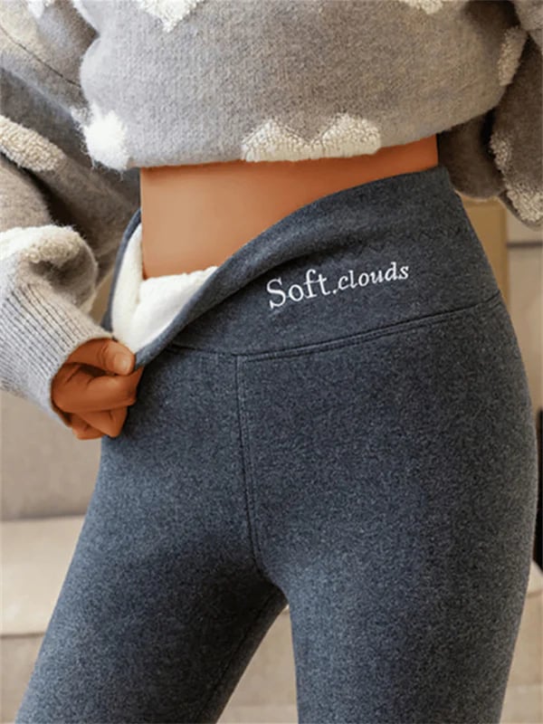 Dames warme winterlegging met hoge taille, comfortabel en stijlvol voor koud weer.
