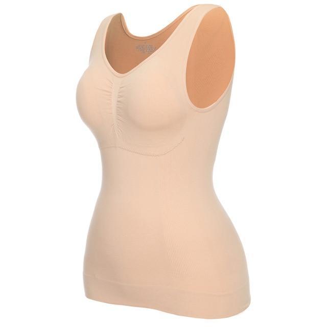 Dames shaping cami ondergoed, afslankend en onzichtbaar, ideaal voor een egale look onder kleding.