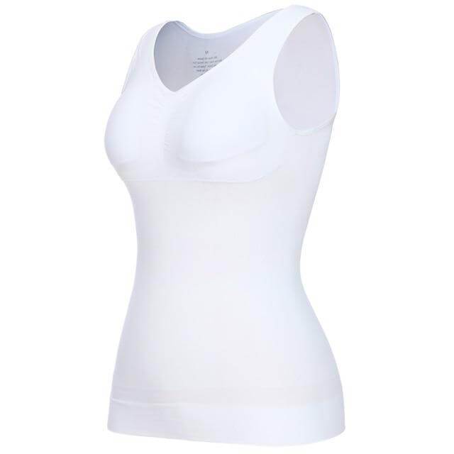 Afslankende dames cami top, perfect als corrigerend ondergoed voor een strakker en comfortabel figuur.
