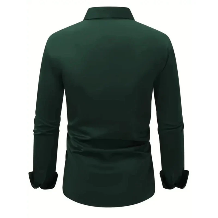 Zakelijk herenoverhemd, slim fit, lange mouwen, klassieke kraag. Essentieel voor een professionele uitstraling.
