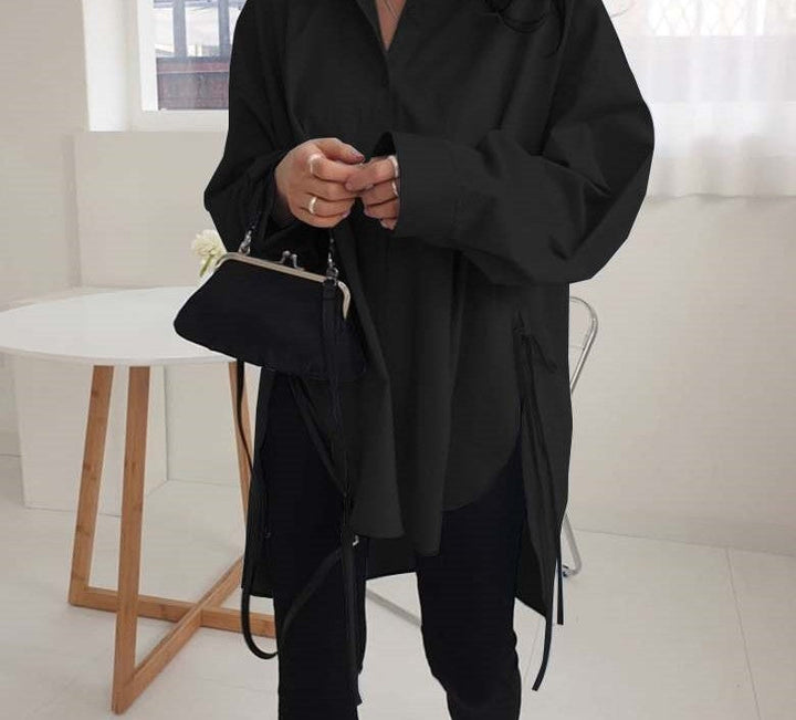 Comfortabele veelzijdige dames oversized blouse, perfect voor een relaxte look of stijlvolle outfit.