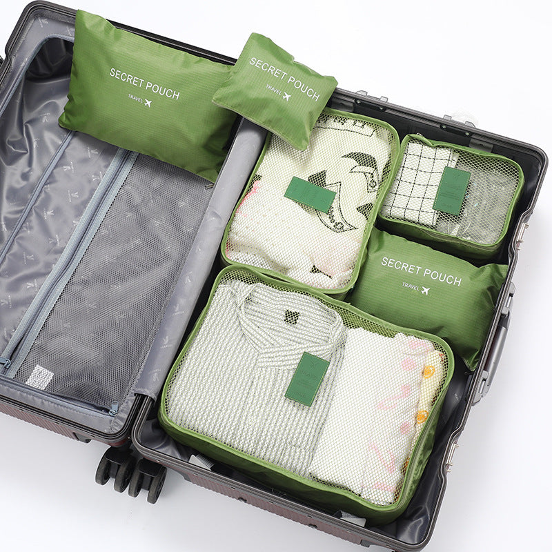 Complete set inpakblokjes en kofferorganizers voor een georganiseerde en efficiënte reis met je bagage.