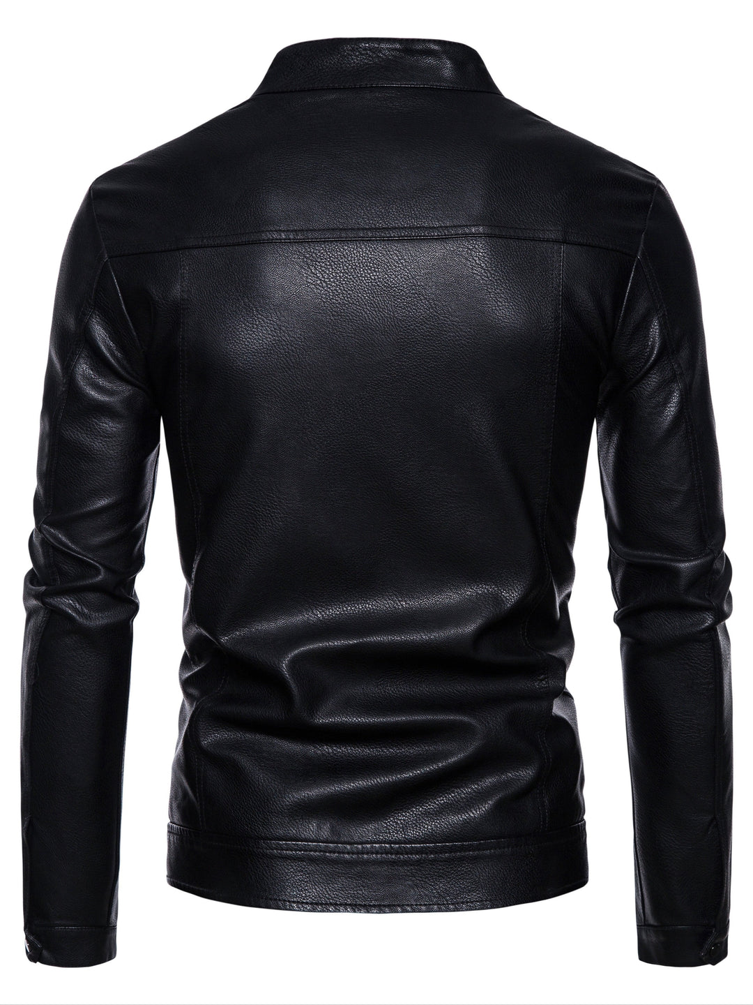 Modieuze heren herfstjas, stijlvol en praktisch met ritssluiting en opstaande kraag. Comfortabele bovenkleding.