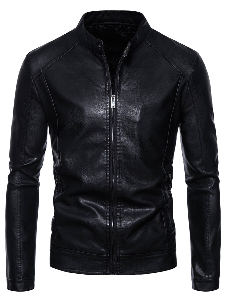 Essentiële herfst & winter herenjas, winddicht en warm met ritssluiting en hoge kraag. Stijlvolle bovenkleding.